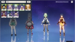 PC/Mobile - America AR7 | Venti, Noelle, Sucrose Xiangling - Genshin Impact