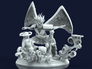 kakashi and susano -STL - Impressão 3D e STL