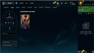SMURF LV 32 COM SKIN MITICA - League of Legends LOL