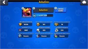 BRAWL STARS CONTA RARA 2 PASSES
