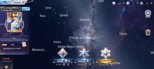 Saint Seiya Awakening com 4 reparos SS/EX e +4 contas CMRD SSA