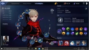 SA83 lvl71 PP83.5K, 2 otimos pets epico (Biyoho e Baratan) - MIR4