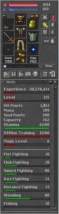 EK PACERA LVL 121 FULL EQUIPES + 9kk de gold - Tibia