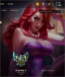 Conta LoL Platina Vários Champions ! - League of Legends