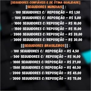 Seguidores p/ INSTAGRAM