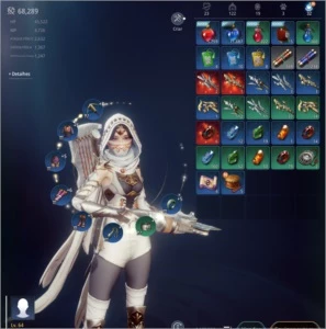 Arqueira com a melhor arma azul t4 dos ultimos 15 servers - MIR4