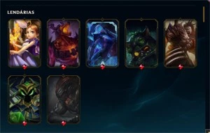 CONTA LEAGUE OF LEGENDS COM 93 SKINS E120 CAMPEÕES UNRANKED LOL