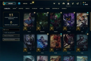 Conta bronze 1 com 27 Champs e 1 Skin + 3 Fragmentos - League of Legends LOL