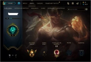 Conta de League of Legends prata 4 boa par smurf com mmr bom LOL