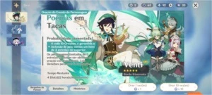 Conta Genshin AR55 com muito 5 estrelas - Genshin Impact