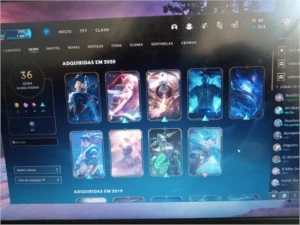 Conta lol 36 skins barato - League of Legends