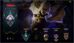 CONTA DIAMANTE EM 2 SEASON NV 470 COM 161 SKINS!! - League of Legends LOL