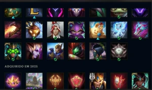 Conta LoL 2012 Raridades nos Icones - League of Legends