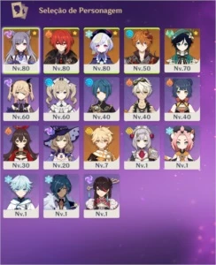 Diluc+Venti+Keqing+Qiqi+Tartaglia+Arma 5* AR47 - Genshin Impact
