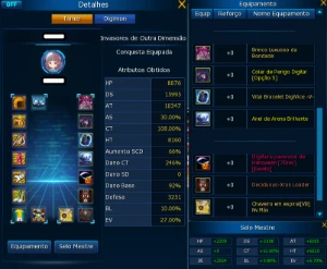 Conta La Omega Com 2 Rank U Pma/Sm - Digimon Masters Online DMO