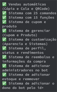 BOT DE VENDAS AUTOMÁTICAS DISCORD - Outros