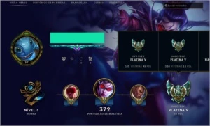 CONTA PLATINA, 93 CAMPEÕES E 24 SKINS - League of Legends LOL