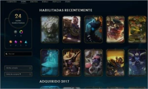CONTA PLATINA, 93 CAMPEÕES E 24 SKINS - League of Legends LOL