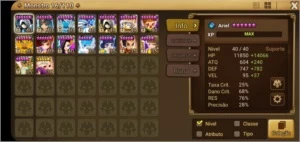 Europeu com Giana + 7 Nat 5 - Summoners War