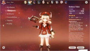 ✨⭐ [NA] AR 25 Klee + Contos de Dodoco - Razor e Beidou ⭐✨ - Genshin Impact
