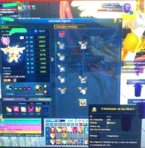 Conta La Alpha Com Miko E X7sm - Digimon Masters Online DMO
