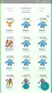 Conta de Pokémon GO