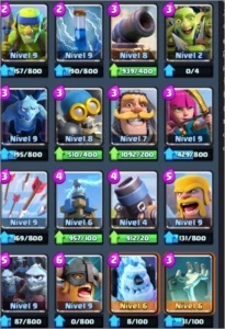 PROMOÇÃO CLASH ROYALE NIVEL 10 - 8 LENDARIAS 3 SENDO NIVEL 2