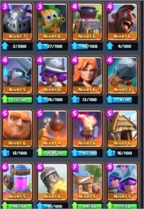 PROMOÇÃO CLASH ROYALE NIVEL 10 - 8 LENDARIAS 3 SENDO NIVEL 2