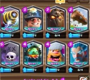 PROMOÇÃO CLASH ROYALE NIVEL 10 - 8 LENDARIAS 3 SENDO NIVEL 2