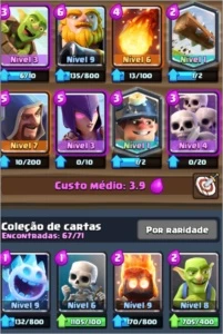 PROMOÇÃO CLASH ROYALE NIVEL 10 - 8 LENDARIAS 3 SENDO NIVEL 2