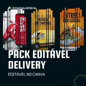 Pack Delivery - Templates Editáveis para Canva - Impulsione - Outros