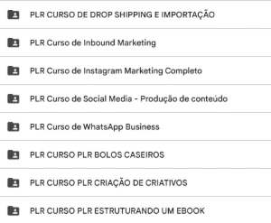 📺Cursos Plr Em Vídeo - Alta Qualidade - Outros