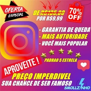 [PROMOÇÃO] 1K DE SEGUIDORES NO INSTAGRAM POR APENAS R$ 9,99 - Social Media