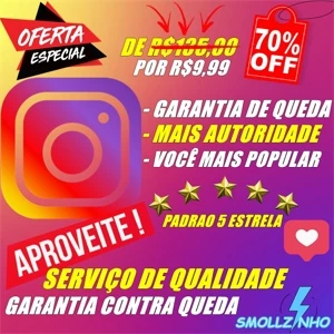 [PROMOÇÃO] 1K DE SEGUIDORES NO INSTAGRAM POR APENAS R$ 9,99 - Social Media