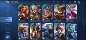 Conta Mobile Legends, 112 skins, aceito propostas.