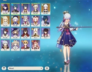 Raiden e Ayaka+banner garantido - Genshin Impact