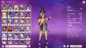 Herta, Anaxa, Castorice  + Genshin Cyno + BIS, Nahida - Genshin Impact