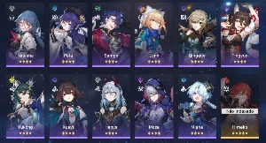 Herta, Anaxa, Castorice  + Genshin Cyno + BIS, Nahida - Genshin Impact