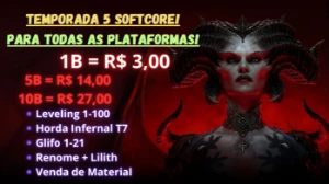 Diablo 4 - Temporada 5 - Softcore - Gold + Services - Blizzard