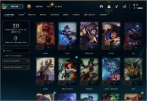 Conta mestre lol, sem e-mail verificado - League of Legends