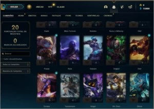 Conta mestre lol, sem e-mail verificado - League of Legends