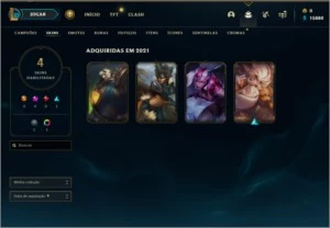 Conta mestre lol, sem e-mail verificado - League of Legends