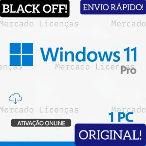 Windows 11 Pro + Licença Original + Suporte - Softwares e Licenças