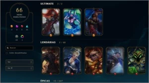 G1 64 win 57 Loses / Mtas skins Olha a descricao. - League of Legends LOL
