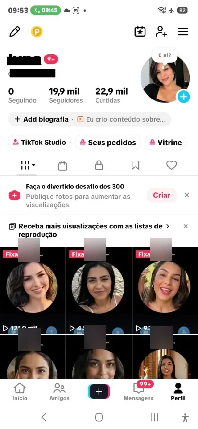 Conta Do Tiktok Shop Ativo + Monetizada 20K Seguidores - Redes Sociais