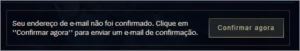 Conta Unranked Smurf Level 30 (Email Não Confirmado) - League of Legends LOL