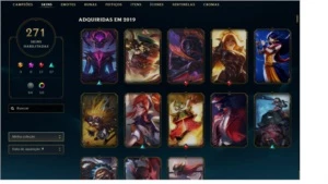 Conta LOL 271 Skins, D2, preço abaixo do que já gastei nela - League of Legends