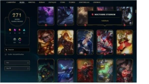 Conta LOL 271 Skins, D2, preço abaixo do que já gastei nela - League of Legends