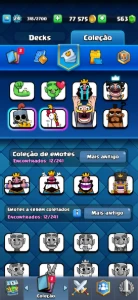 Contas clash royale