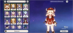 Klee+ albedo+keqing+lança de jade ar 43 - Genshin Impact